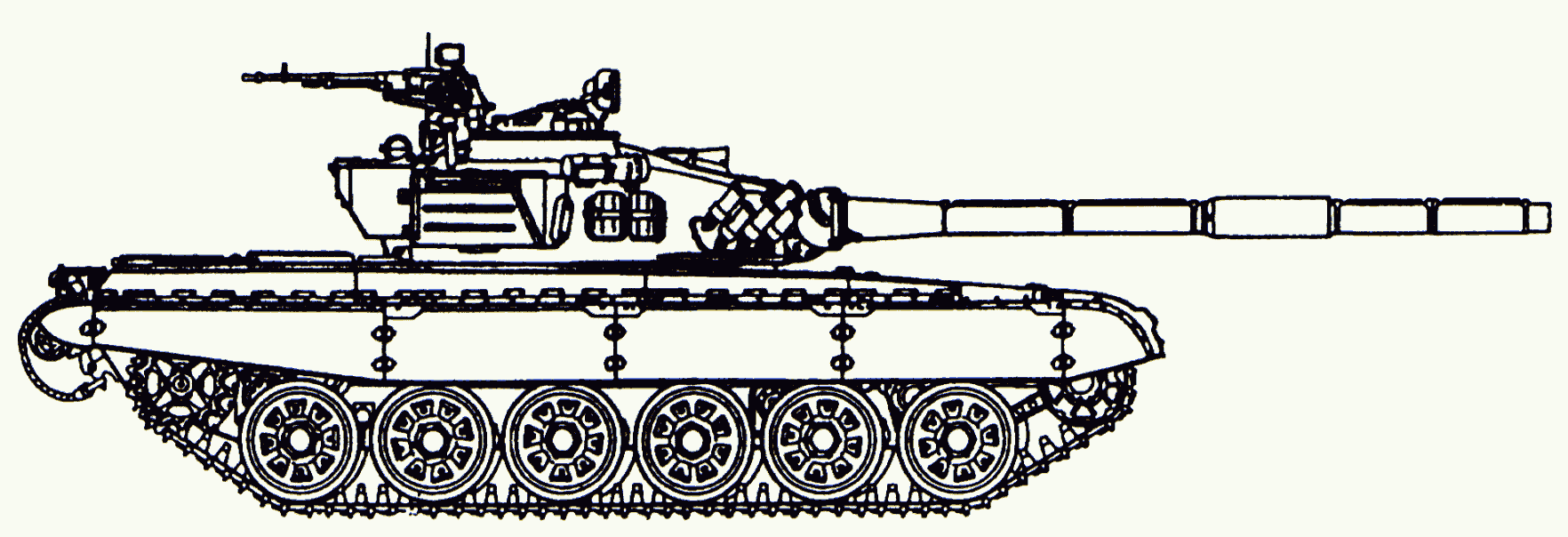 Нарисовать танк т 72